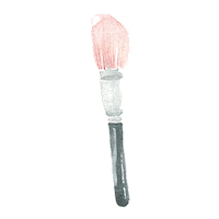 brush pinsel Sticker by Pink Box