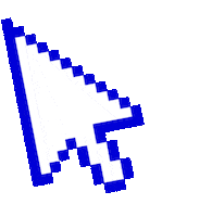 Click Blue Arrow Sticker by Droga5