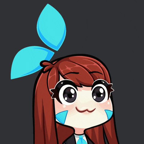 Qyuwi anime water vtuber chibi GIF