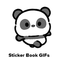 Panda Bear Dancing Sticker by Sticker Book iOS GIFs