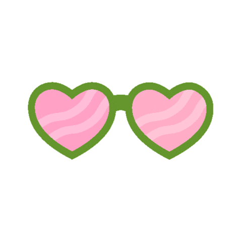 Heart Shades Sticker