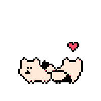 rittothefox love dance heart pixel Sticker