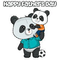Fathers Day Love Sticker by PandaPals