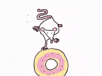 gottalotta fun animation food run GIF