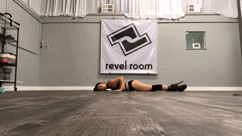 revelroomstudios booty poledance exotic floorwork GIF