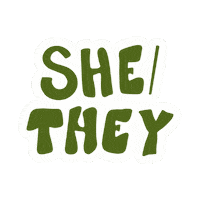 Non Binary Pronouns Sticker