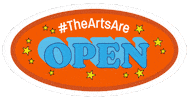 seattlearts the arts are open arts are open artsareopen theartsareopen Sticker