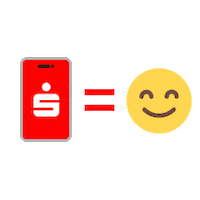 Smartphone Payment Sticker by Sparkasse