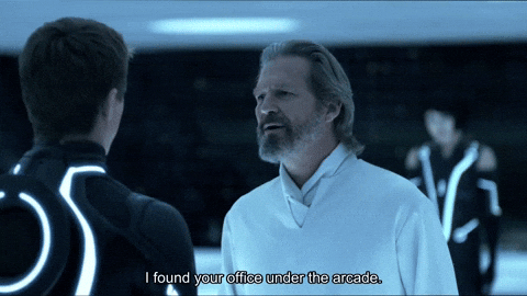 Tron Legacy Arcade GIF by Goldmaster