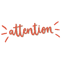 Attention Notice Sticker