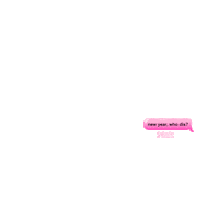 who dis new year Sticker by Victoria's Secret PINK