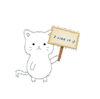 mitty9 cat i like it Sticker