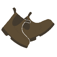 Walking Explore Sticker