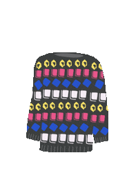 Christmas Jumper Sticker by printplaylearn