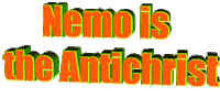 orange Nemo is the Antichrist Sticker by AnimatedText