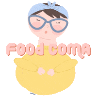 Hungry Food Sticker by Dita W. Yolashasanti