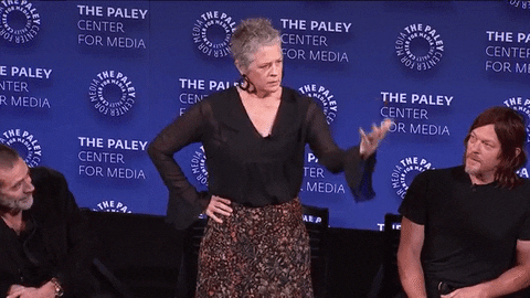 acting the walking dead GIF by The Paley Center for Media