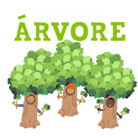 Tree Planet Sticker by 3 Palavrinhas