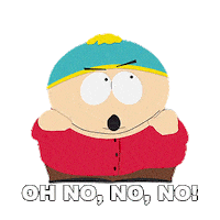 Eric Cartman No Sticker by South Park