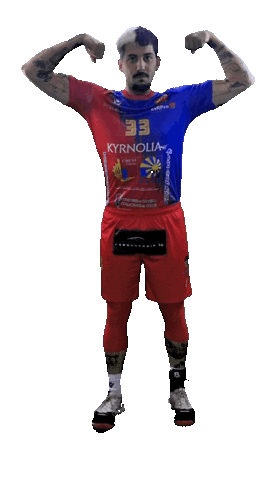 GFCAHandball handball strong pau handball player Sticker