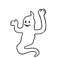 Halloween Ghost Sticker by Vardagen