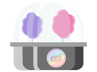 Cotton Candy Party Sticker by Sweet Thang Cotton Candy