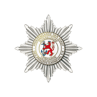 Prinzengarde-RotWeiss karneval dusseldorf weiss rot Sticker