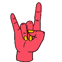 Rock Hand Sticker by Fender