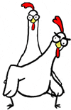 dance chicken GIF by happydog