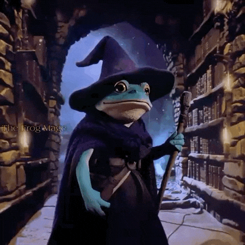 The_Frog_Mage giphyupload shocked magic scared GIF