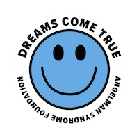Dreams Come True Sticker by Angelman Syndrome Foundation