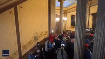 'Let Us In': Protesters Storm Michigan Capitol Building in Anti-Lockdown Demonstrations