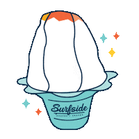 surfsideshaves flavor hawaiian shavedice surfside Sticker