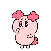 Awkward Pig Sticker