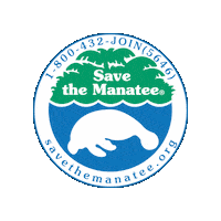 Florida Manatee Sticker by SaveTheManateeClub