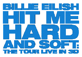 3D Concert Sticker by Billie Eilish