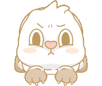 Bunny Sticker by EVANS艾特兔