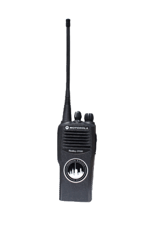 hudsonradios nyc filmmaking walkies walkie talkie Sticker