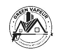 Greenvapeur nettoyage terrasse nettoyage vapeur nettoyage ecologique nettoyage mur Sticker