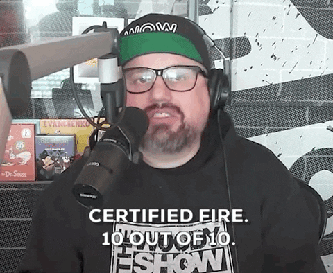 Fire GIF by The Woody Show
