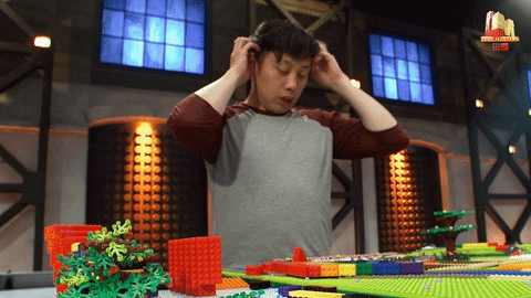 Confused Channel 9 GIF by LEGO Masters Australia