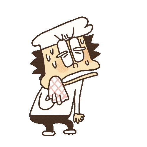 Illustration Sweat Sticker