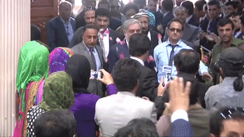 Abdullah Abdullah Met With Cheers as He Congratulates President-Elect in Kabul