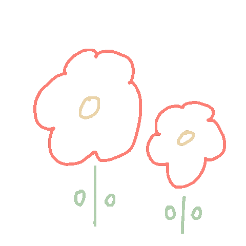 Flower Easter Sticker