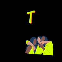 Happy Friends GIF by Dazzle4Rare