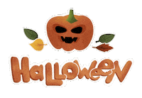 Autumn Pumpkin Sticker