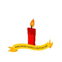 worldwidecandlelighting stars candle worldwide stern Sticker
