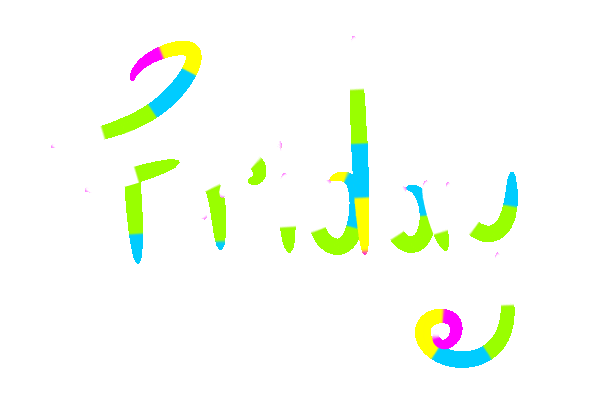 Happy Friday Sticker by Omer Studios