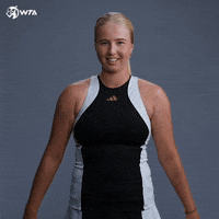 Tennis Smile GIF by WTA