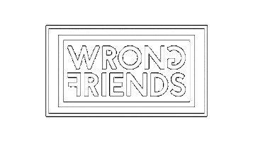 wrongfriends friends wrong wrongfriends Sticker